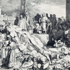 Ciuma la Roma, când „oamenii mureau ca muștele” și se săpau gropi comune
